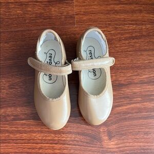 Revolution Tan Dress Shoes with Classic Mary Jane Style